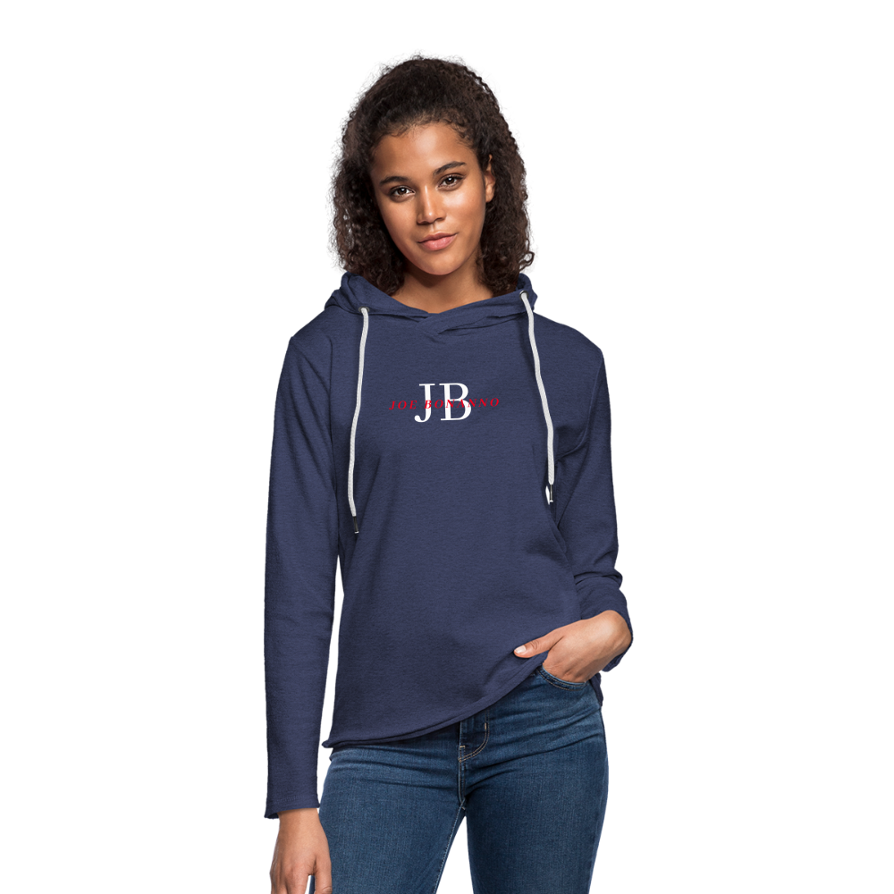 Leichtes Kapuzensweatshirt Unisex | Joe Bonanno - Navy meliert