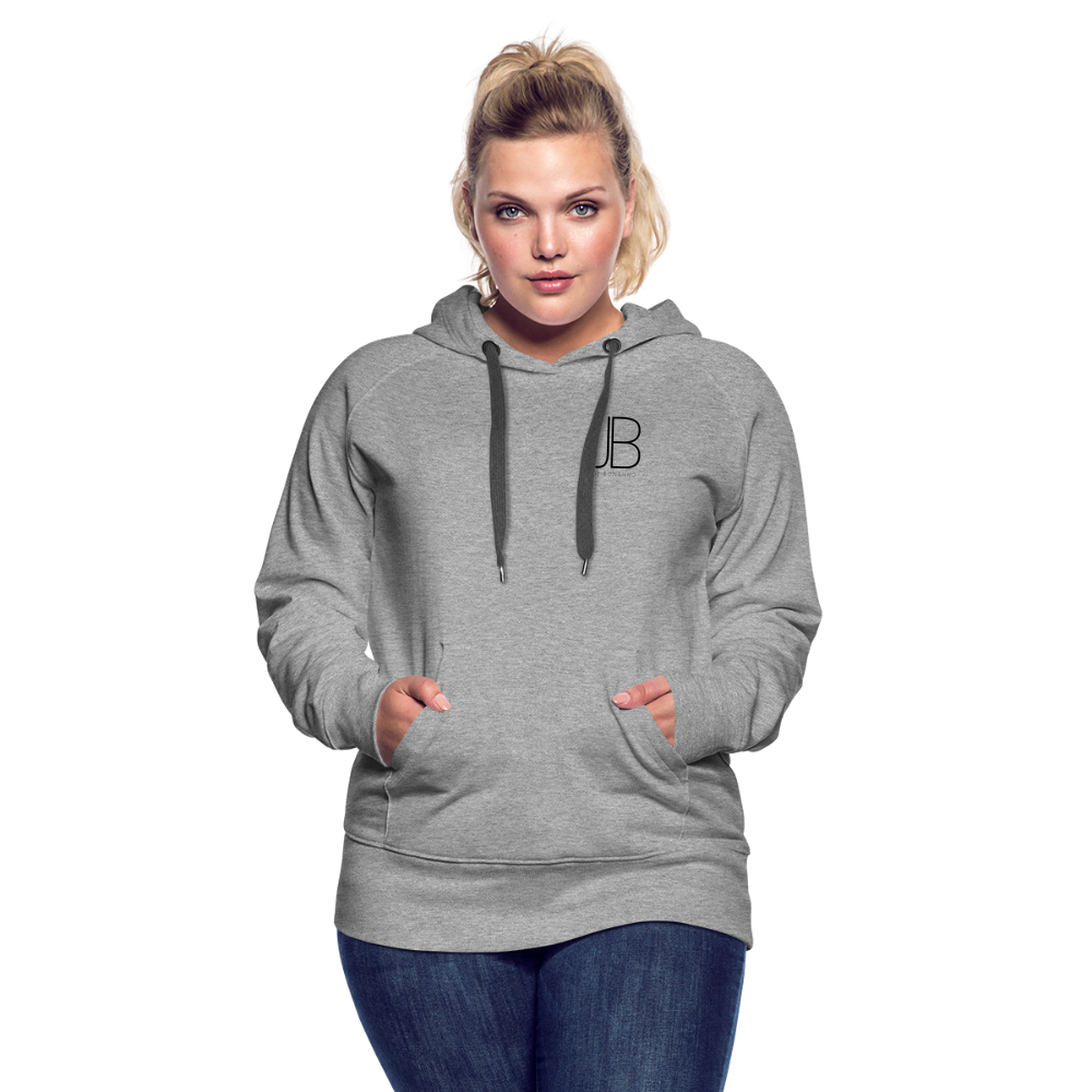 Women’s Premium Hoodie | JB Bonanno - Grau meliert