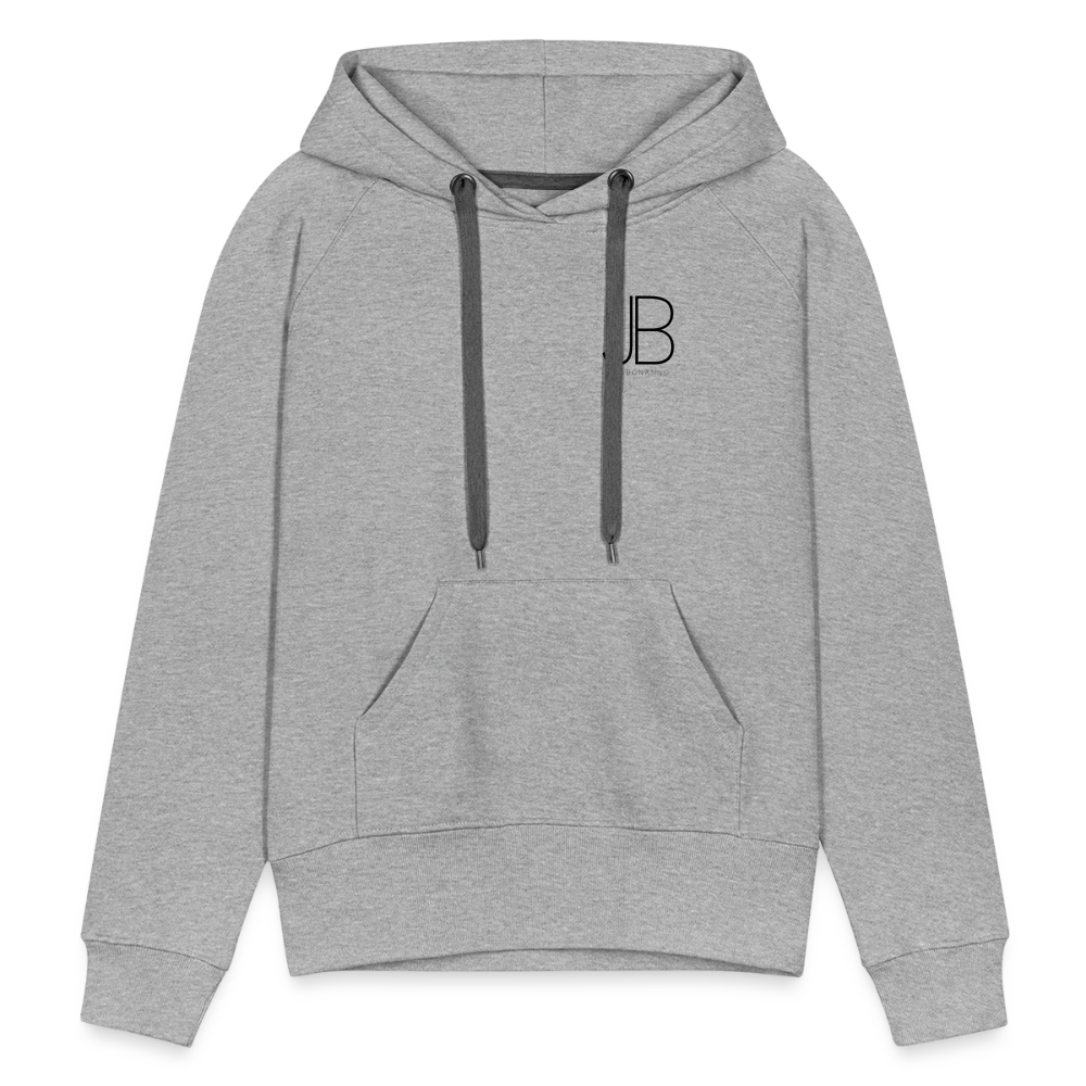 Women’s Premium Hoodie | JB Bonanno - Grau meliert