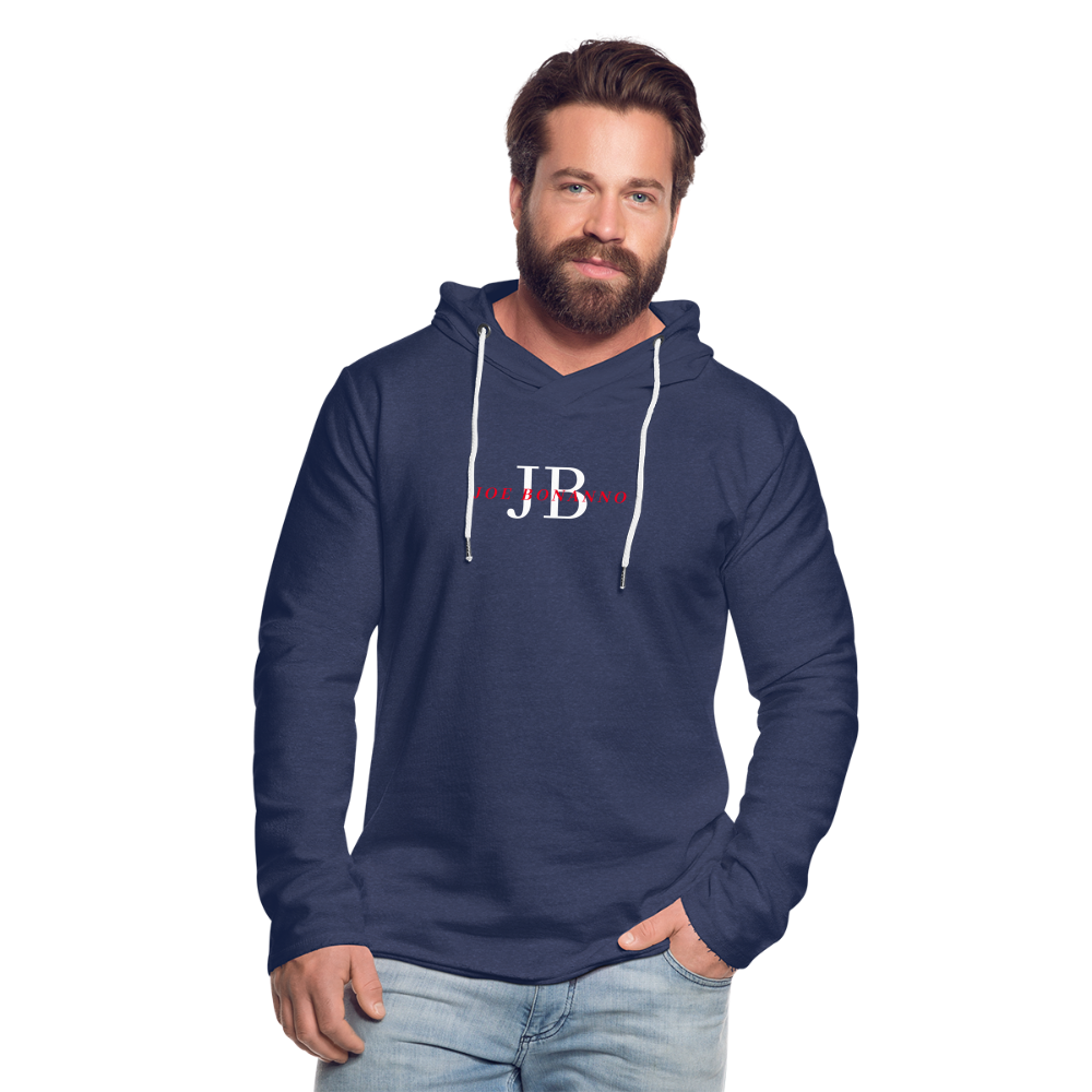 Leichtes Kapuzensweatshirt Unisex | Joe Bonanno - Navy meliert