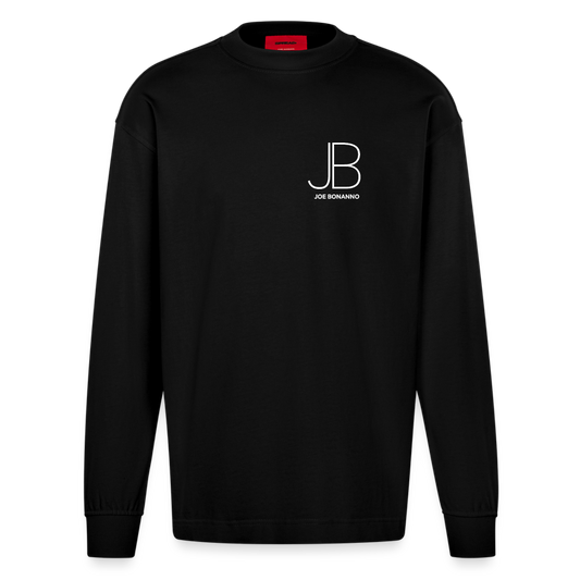 Heavyweight Oversized Organic Unisex Langarmshirt | JB Bonanno - SOLID BLACK