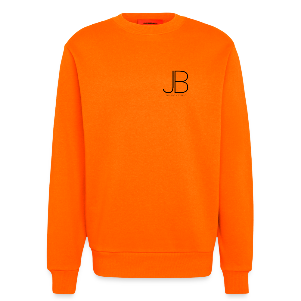 Organic Relaxed Unisex Pullover | JB Bonanno - SUNSET ORANGE