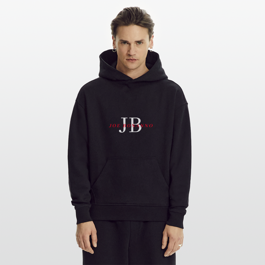 Heavyweight Oversized Organic Hoodie| Joe Bonanno - SOLID BLACK