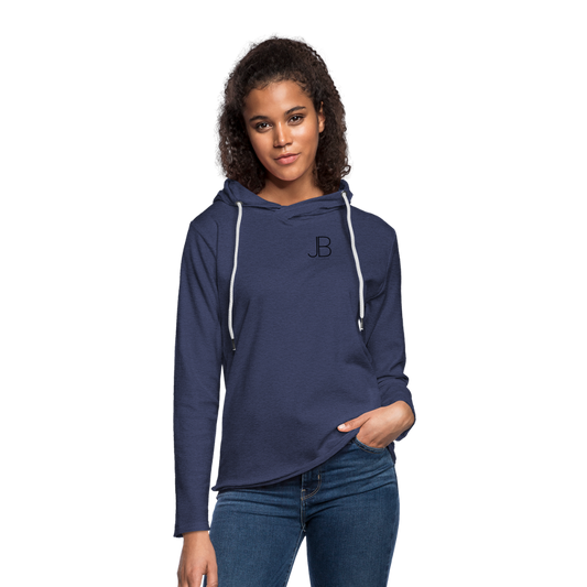 Leichtes Kapuzensweatshirt Unisex | JB Bonanno - Navy meliert