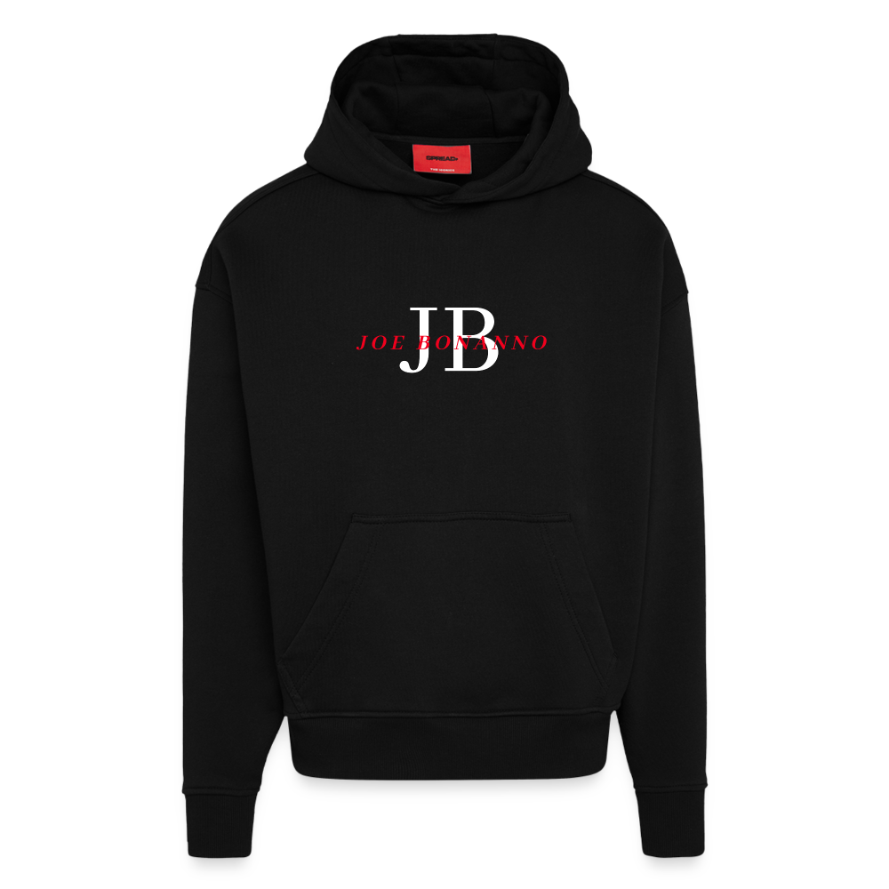 Heavyweight Oversized Organic Hoodie| Joe Bonanno - SOLID BLACK