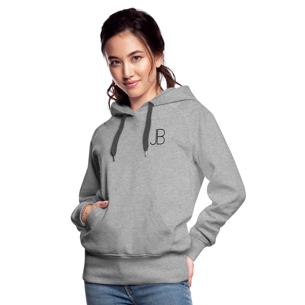 Women’s Premium Hoodie | JB Bonanno - Grau meliert