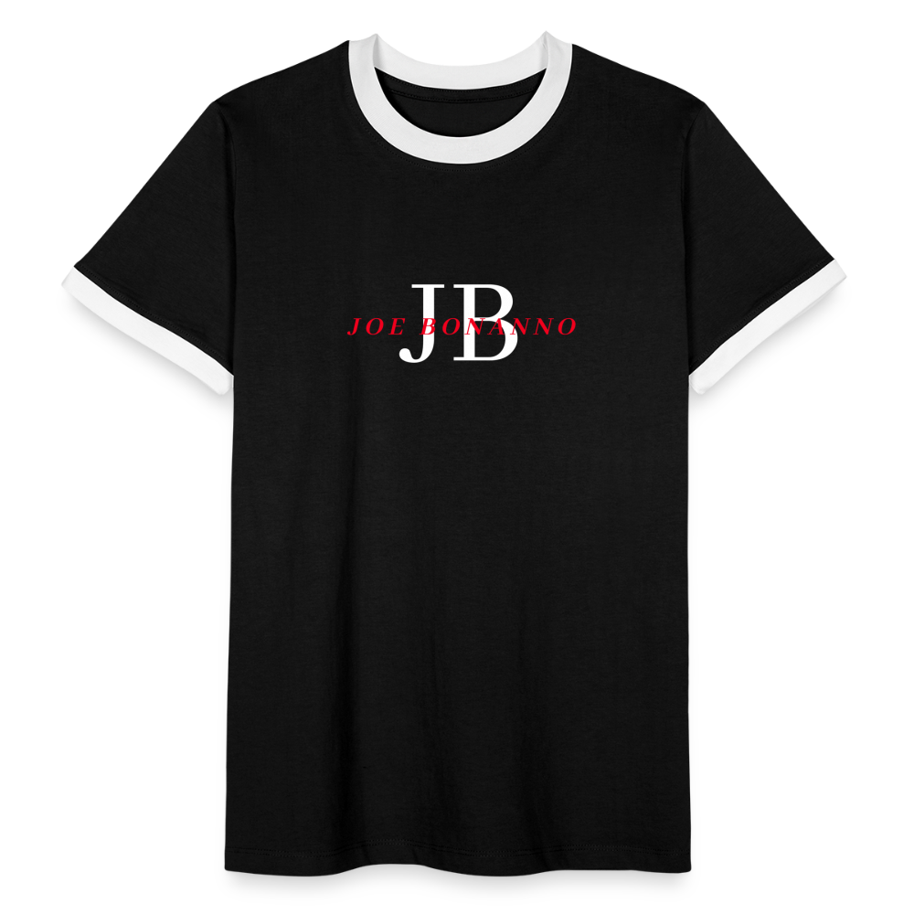 Männer Kontrast-T-Shirt | Joe Bonanno - Schwarz/Weiß