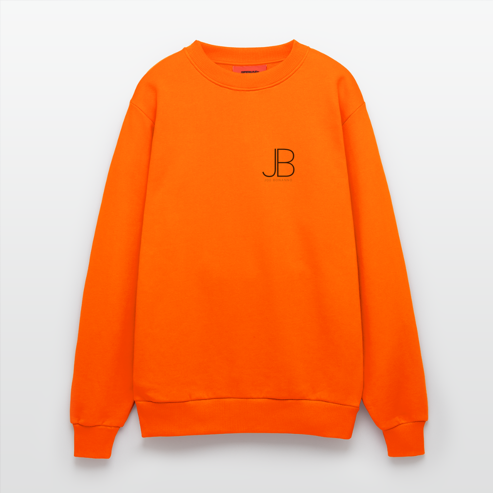 Organic Relaxed Unisex Pullover | JB Bonanno - SUNSET ORANGE