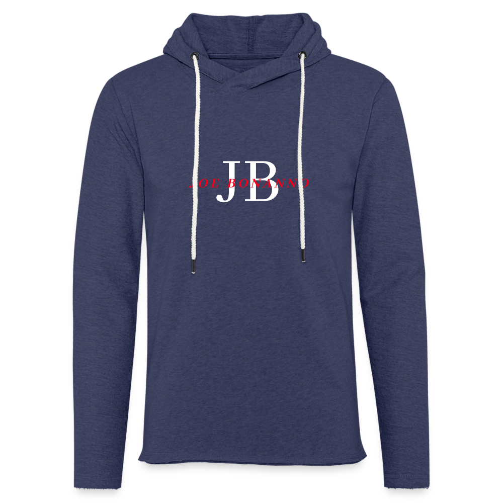 Leichtes Kapuzensweatshirt Unisex | Joe Bonanno - Navy meliert