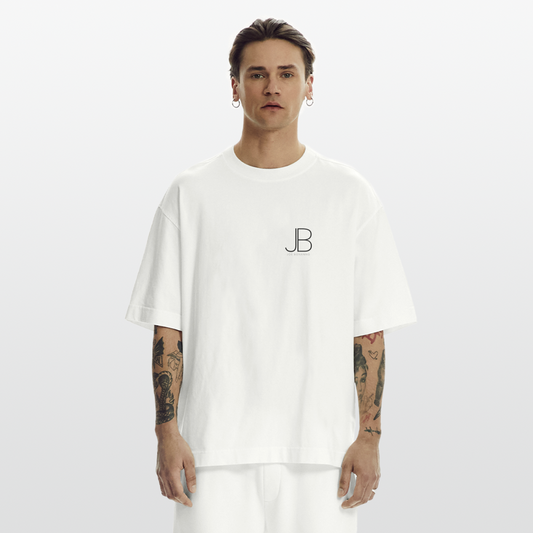 Heavyweight Oversized Organic  Unisex T-Shirt | JB Bonanno - OFF WHITE