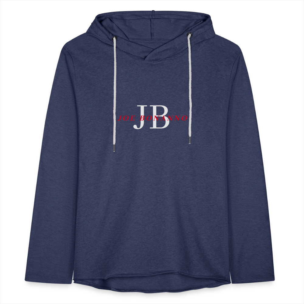 Leichtes Kapuzensweatshirt Unisex | Joe Bonanno - Navy meliert